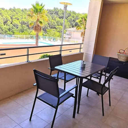 T2 Vu Pinede Avec Piscine *